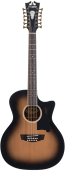 D'Angelico FULTON GRAND AUDITORIUM Guitare acoustique 12 cordes (Aged Burst)