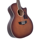 D'Angelico FULTON GRAND AUDITORIUM Guitare acoustique 12 cordes (Natural Burst)