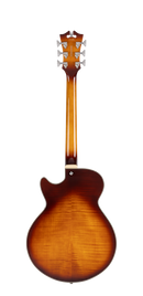 D'Angelico PREMIER SS Guitare électrique semi-creuse (Dark Iced Tea Burst)