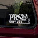 PRS Block Logo Window Decal (White)