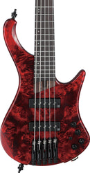 Ibanez EHB1505SWL EHB Basse ergonomique sans tête 5 cordes (Stained Wine Red Low Gloss)