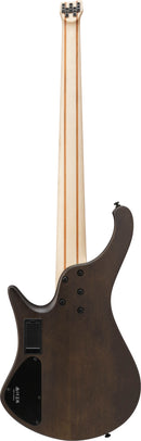 Ibanez EHB605WNF EHB Ergonomic 5 String Headless Electric Bass Guitar (Walnut Flat)