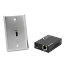 Système récepteur HDMI EHF-205-CA Covid avec plaque murale de l'émetteur HDMI (Clear Anodisé)