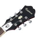 Epiphone EONGRD Noel Gallagher Riviera Guitare électrique à corps creux avec étui (rouge vin foncé)