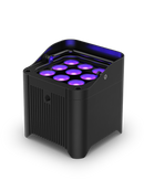 CHAUVET DJ Freedom Par H9 IP X4 Battery-Powered IP54 RGBAW+UV LED PAR Kit with Bag, Remote, and Multi-Charger (4-Pack)