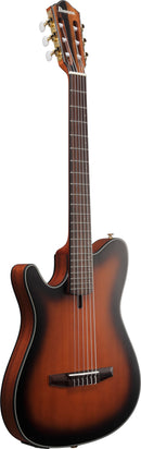 Ibanez FRH10NLBSF Left Handed Acoustic Electric Guitar (Brown Sunburst Flat)