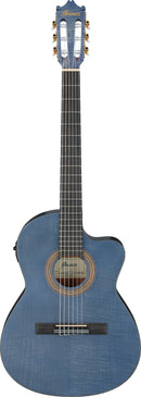 Ibanez GA5FMTCEOB Acoustic Electric Guitar (Open Pore Blueberry)