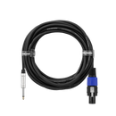 Gator GCWB-SPK-25-1TL Backline Series 1/4" Straight TS To Straight Twist Lock Speaker Cable - 25ft