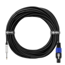Gator GCWB-SPK-50-1TL Backline Series 1/4" TS To Twist Lock Connector Speaker Cable - 50ft