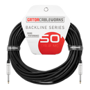 Gator GCWB-SPK-50 Backline Series 1/4" Straight TS Speaker Cable - 50ft