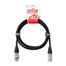 Gator GCWB-XLR-03 Backline Series XLR Microphone Cable - 3ft