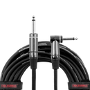 Gator GCWC-INS-30RA Composer Series 1/4" Straight To 1/4" Right Angle Instrument Cable - 30ft