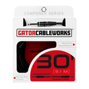Gator GCWC-INS-30 Composer Series 1/4" Straight Instrument Cable - 30ft