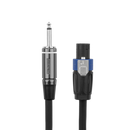 Gator GCWC-SPK-06-1TL Composer Series 1/4" TS To Twist Lock Connector Speaker Cable - 6ft