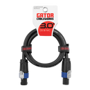 Gator GCWC-SPK-03-2TL Composer Series Twist Lock Connector Speaker Cable - 3ft