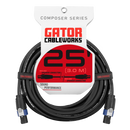 Gator GCWC-SPK-25-2TL Composer Series Twist Lock Connector Speaker Cable - 25ft
