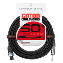 Gator GCWC-SPK-50-1TL Composer Series 1/4" TS To Twist Lock Connector Speaker Cable - 50ft
