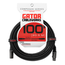 Gator GCWC-XLR-100 Composer Series XLR Microphone Cable - 100ft