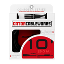 Gator GCWC-XLR-10MTRS Composer Series XLR M To TRS Cable - 10ft