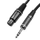 Gator GCWC-XLR-18INFTRS Composer Series XLR F To TRS Cable - 18"