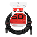 Gator GCWC-XLR-50 Composer Series XLR Microphone Cable - 50ft
