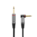 Gator GCWH-INS-10RA Headliner Series 1/4" Straight To 1/4" Right Angle Instrument Cable - 10ft