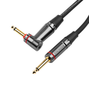 Gator GCWH-INS-30RAQT Headliner Series 1/4" Straight To 1/4" Right Angle Quiet Instrument Cable - 30ft