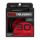 Gator GCWH-INS-30RA Headliner Series 1/4" Straight To 1/4" Right Angle Instrument Cable - 30ft