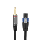Gator GCWH-SPK-25-1TL Headliner Series 1/4" TS to Twist Lock Connector Speaker Cable - 25ft