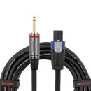 Gator GCWH-SPK-25-1TL Headliner Series 1/4" TS to Twist Lock Connector Speaker Cable - 25ft