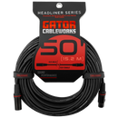 Gator GCWH-XLR-50 Headliner Series XLR Microphone Cable - 50ft