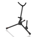 Gator GFW-BNO-SAXFLU Tripod Stand For Alto/Tenor Saxophone With Flute Peg
