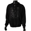 PRS Exploded Pickup Full Zip Hoodie (Black) - 2XLarge