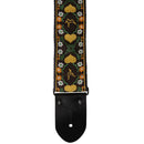 Sangle de guitare rétro PRS - 2,5 "(floral, jaune)