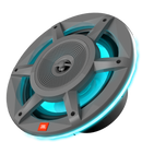 JBL STADIUM MARINE 82M Premium Convertible 3-Way Marine Speaker With RGB Lighting (Gray) - 8"