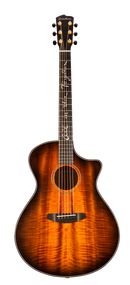 Breedlove ORCO04CEMYMY (JB) Concerto CE Jeff Bridges Acoustic-Electric Guitar (Bourbon Burst)