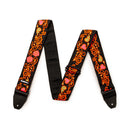 Dunlop JH23 Jimi Hendrix Guitar Strap (Blacklight Monterey Orange Strap)