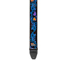 Dunlop JH24 Jimi Hendrix Guitar Strap (Blacklight Monterey Blue Strap)