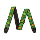 Dunlop JH26 Jimi Hendrix Guitar Strap (Blacklight Fillmore Green Strap)