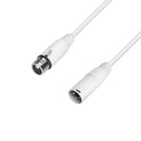 Adam Hall 4 STAR MMF 1500 SNOW XLR Female to XLR Male Microphone Cable - 15m (Snow White)