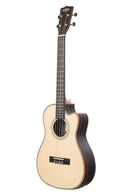 Kala KA-SSEBY-B-CE Solid Spruce Top Striped Ebony Baritone Ukulele Cutaway With EQ
