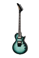 Kramer KASFCBPBF Assault Figured Electric Guitar (Caribbean Blue Perimeter)