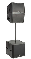 QSC KLA181-B Caisson de basses alimenté 1 000 W avec matériel de montage - 18" (Noir)
