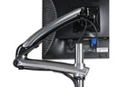 Support de bras pour moniteur de bureau Peerless-AV LCT620A-G pour moniteurs jusqu'à 29"