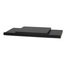 Lowell LLR-1618-B Laminate AV Rack (Woodgrain Black) - 16U x 18"D