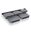 Latin Percussion LP1210 Bloc de percussion avec support universel (granit)
