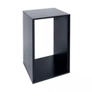 Lowell LLR-1618-B Laminate AV Rack (Woodgrain Black) - 16U x 18"D