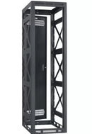 Lowell LSGR-4427 Rack Gangable AV Gangable Sismic avec porte arrière - 44U x 27 "D