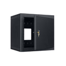 Lowell LWER-1018 Stationary Wall Rack with Door - 10U x 18"D