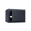 Lowell LWER-718 Stationary Wall Rack with Door - 7U x 18"D